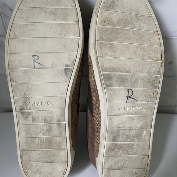 VINCE size 7 suede slip on loafers - Picture 3 of 5